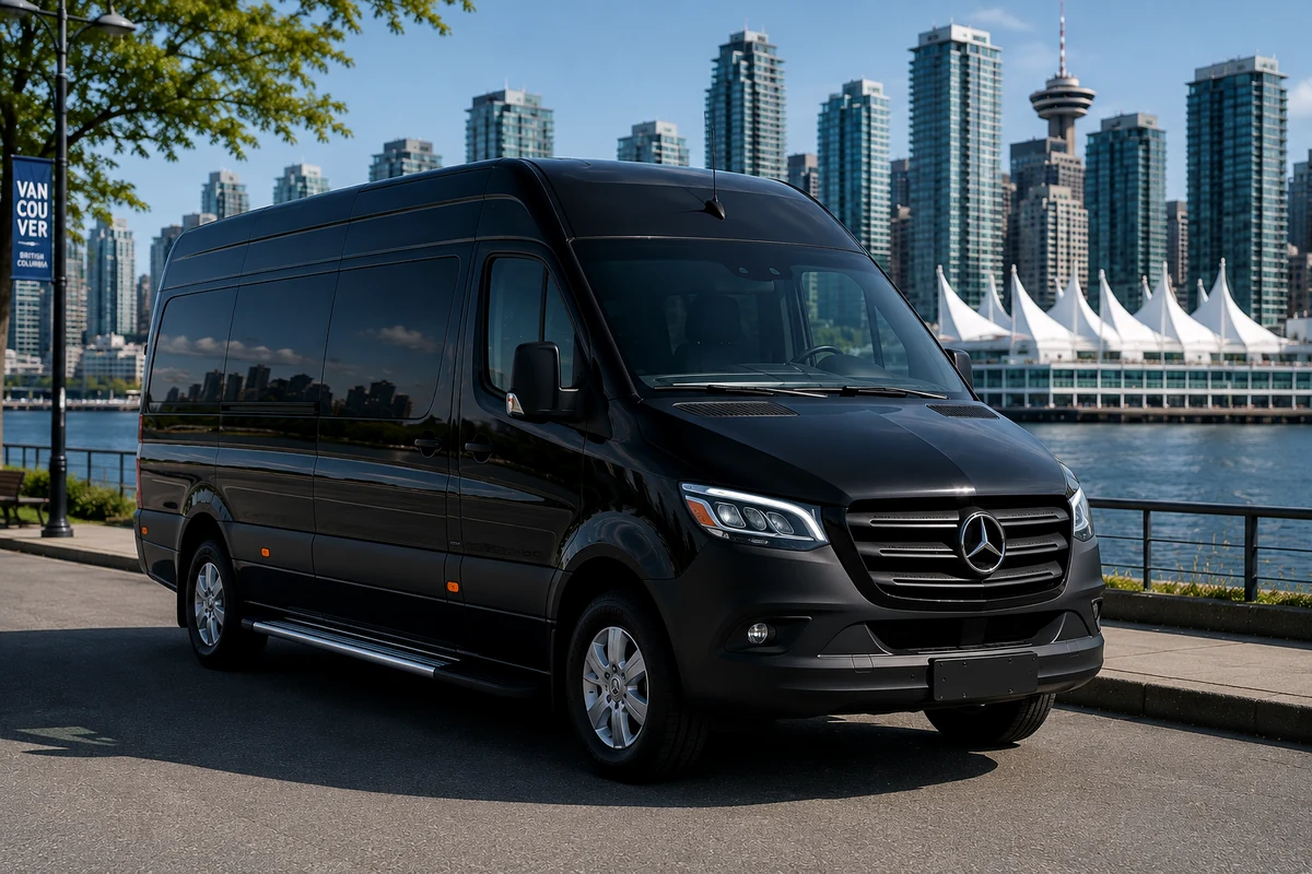 Mercedes-Benz Sprinter van in the White Rock limo fleet